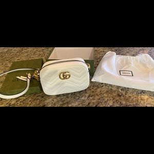 GG Gucci White Bag Purse
